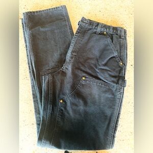 Carhartt Black Work Jeans Dungaree Fit Jeans - 33x36